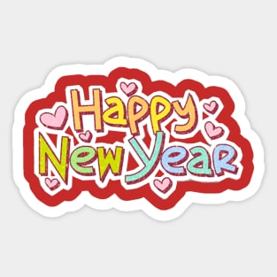 New Year Sticker